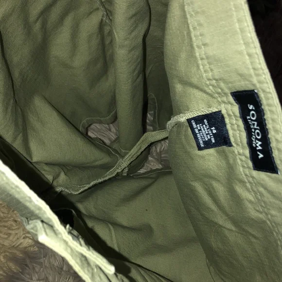 Sonoma Life + Style Skort-Sz 14-Olive Green-Cotton - Picture 15 of 16
